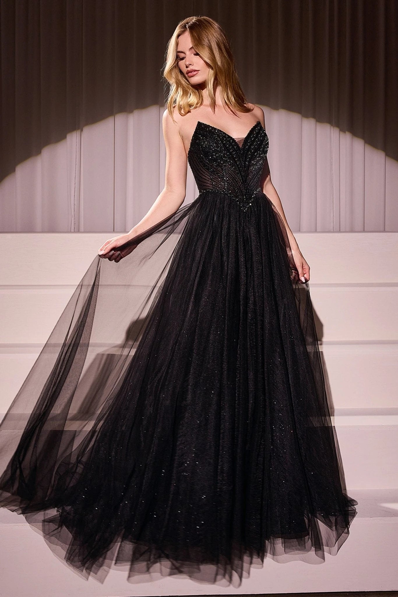 black ripped dress Feleicia main image 1