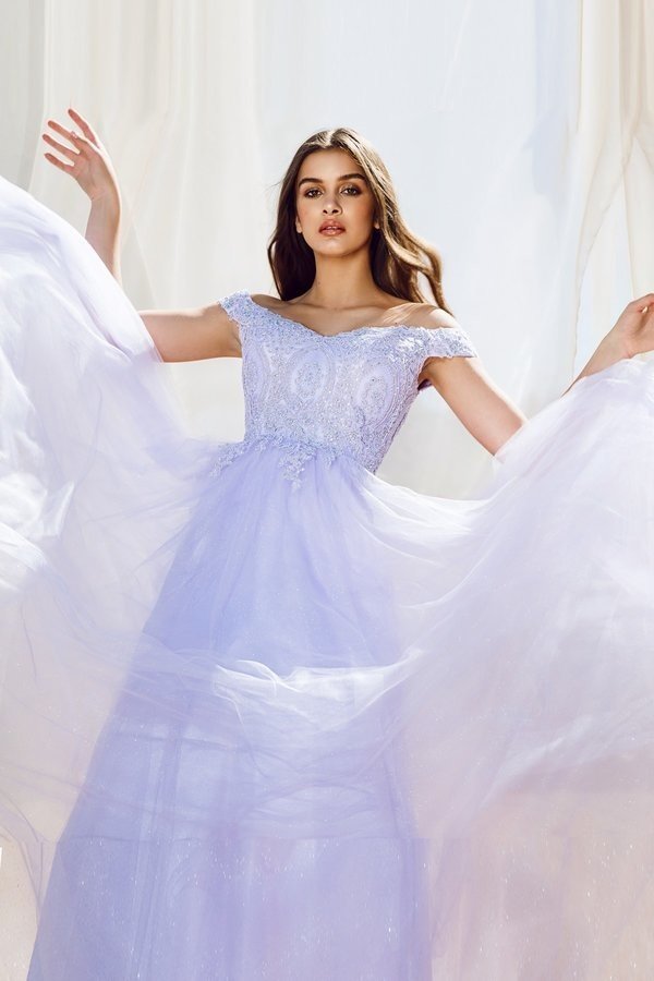 Prom Dresses A Line Lace Applique Long Formal Prom Dress Eureka Fashion 9899 Lilac