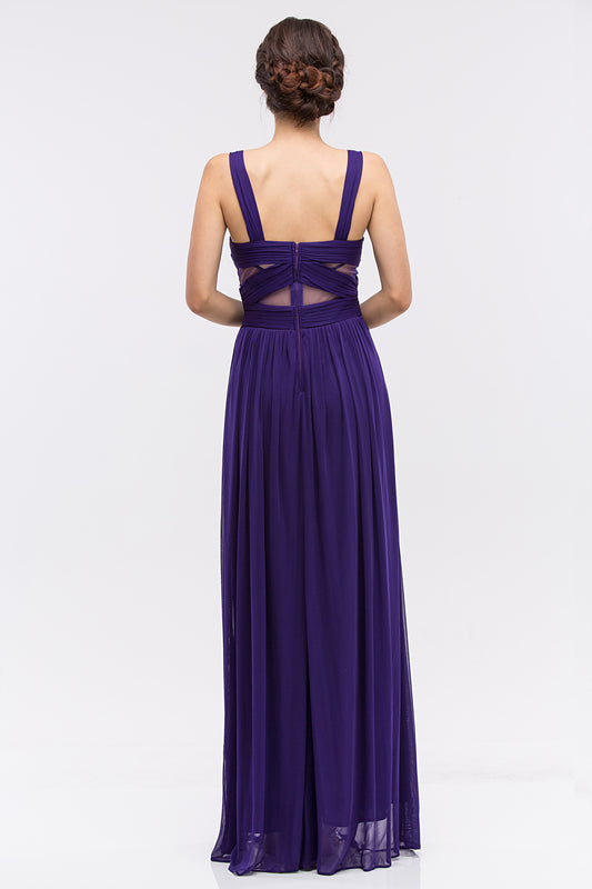 Sweetheart Floor-Length Chiffon Formal A-Line Eureka Fashion 5101