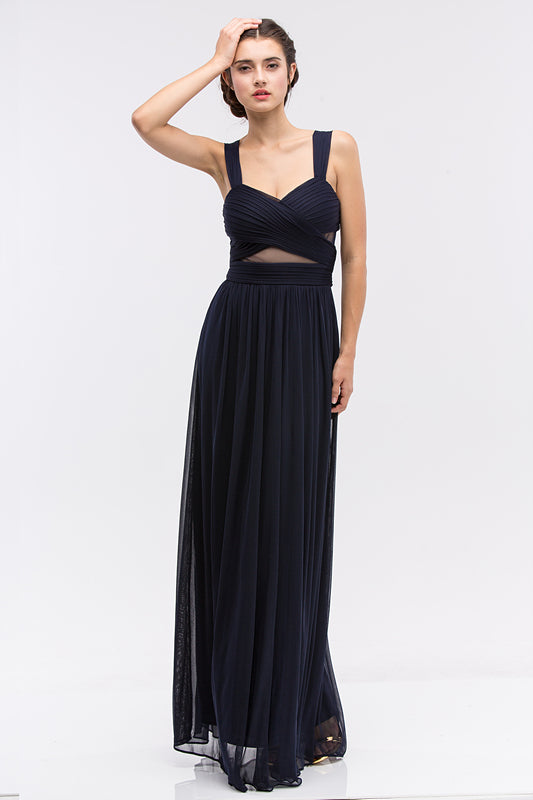 Sweetheart Floor-Length Chiffon Formal A-Line Eureka Fashion 5101