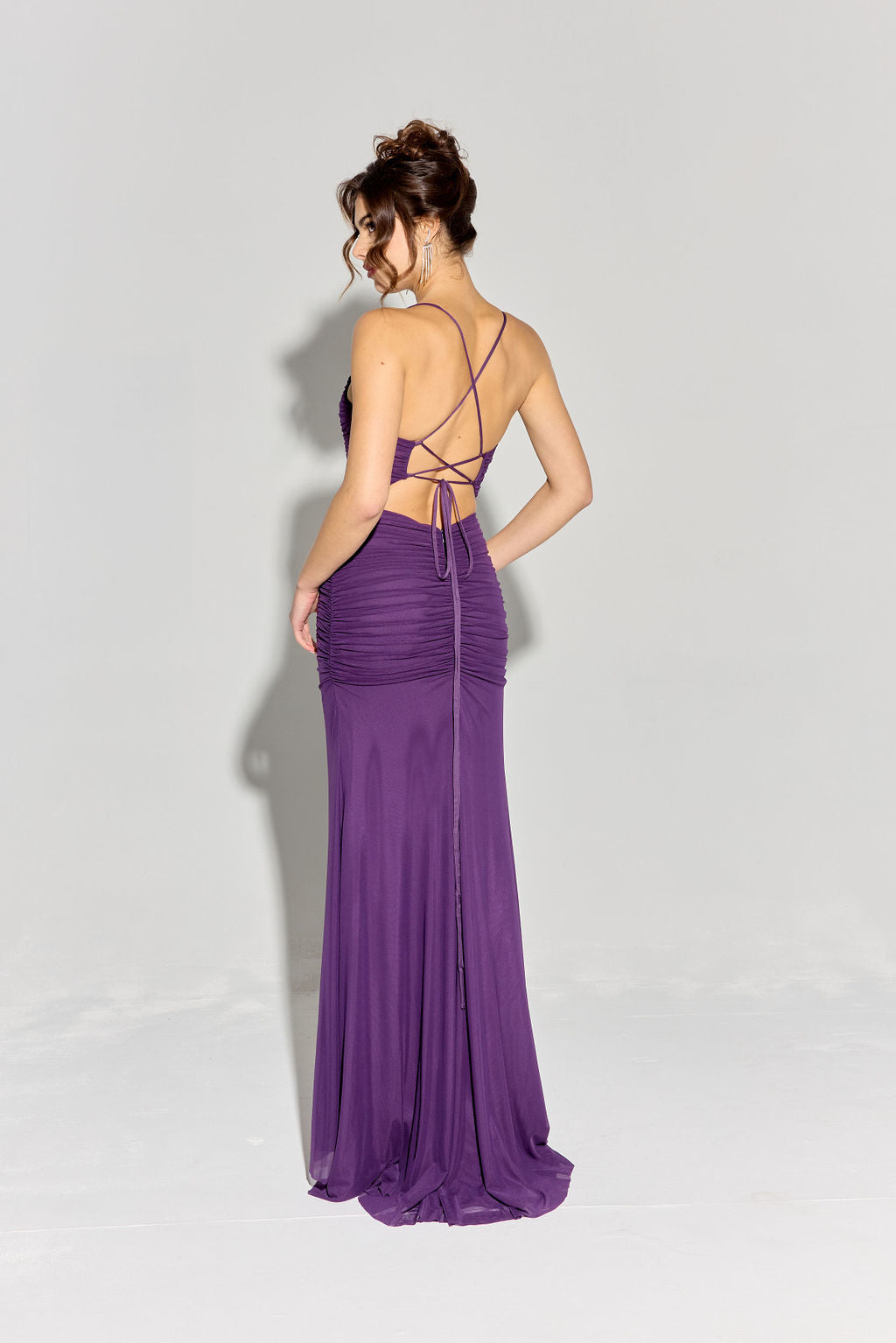 Prom Dresses Fitted Long Formal Evening Prom Dress Eureka Fashion EK177 Purple