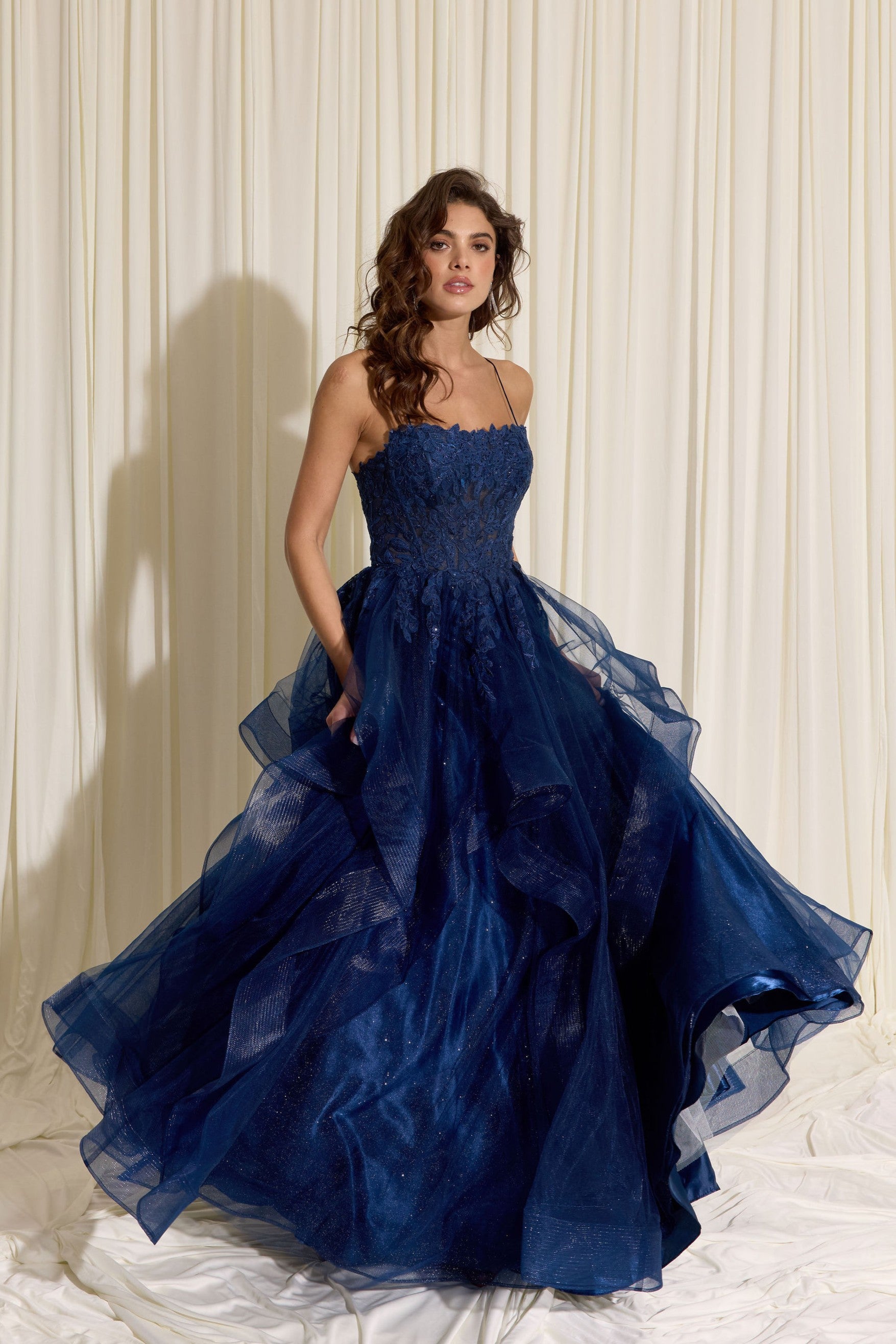 Sweetheart Floor-Length Tulle Prom Ball Gown Eureka Fashion 167