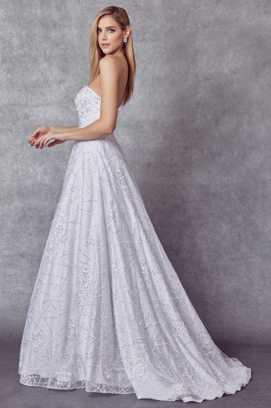 Wedding Dresses Long Lace Wedding Dress White