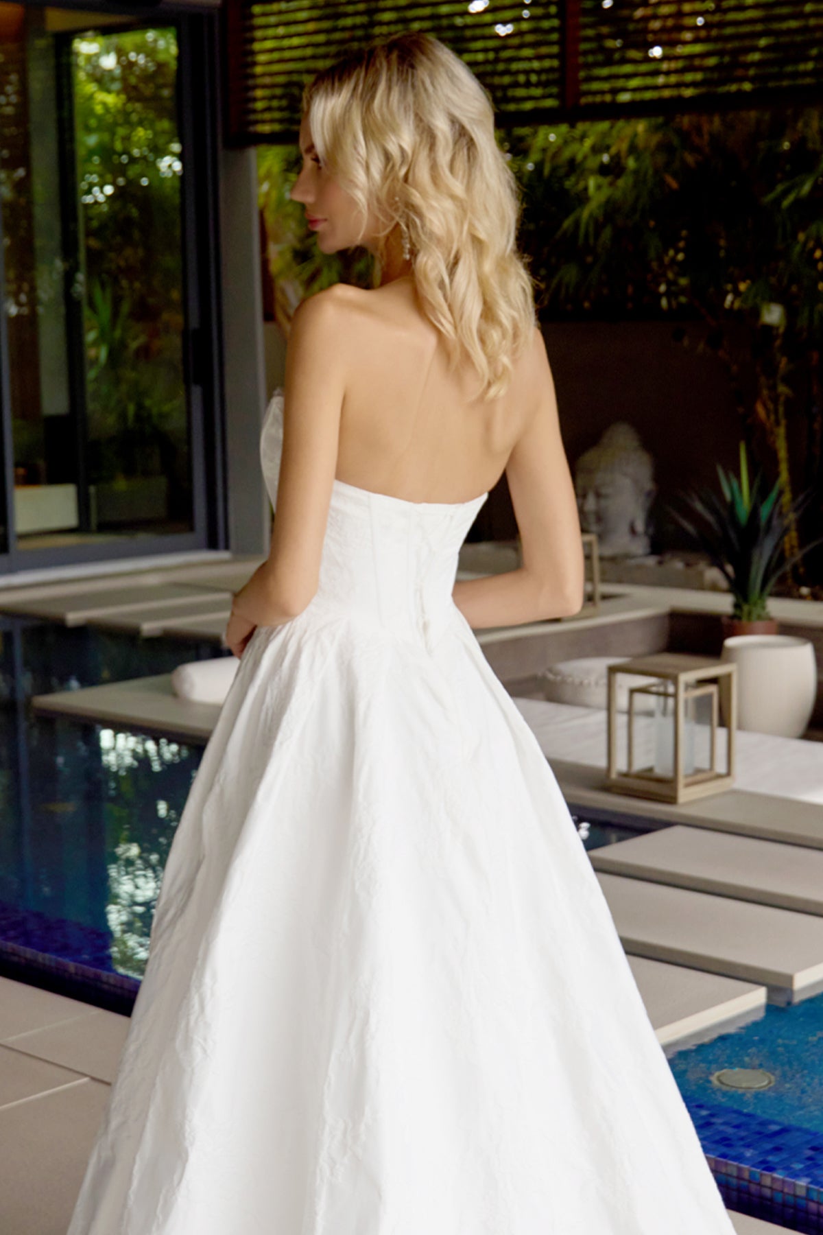 Wedding Dresses Corset Long A Line Wedding Dress Juliet JT2692AW Off White