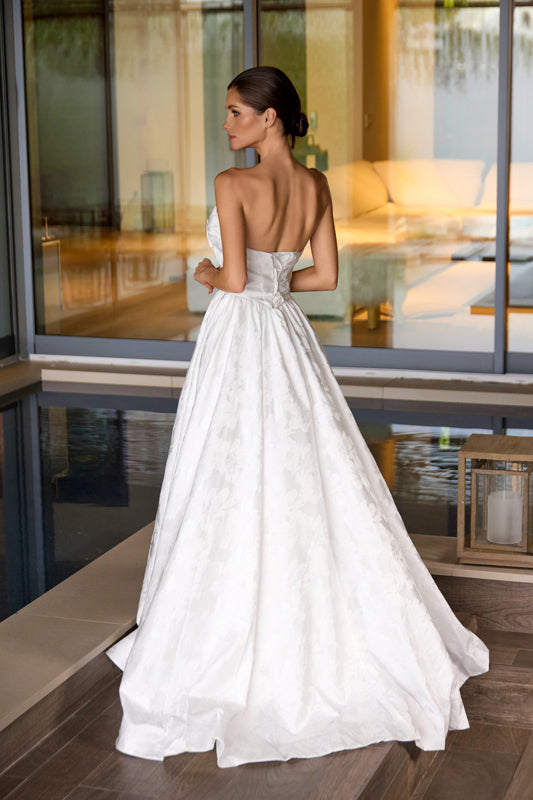 Wedding Dresses A Line Long Wedding Dress Juliet JT2700AW Off White