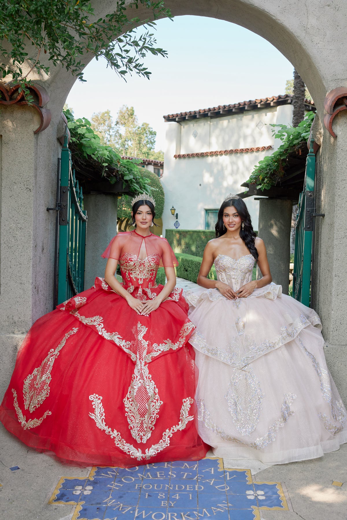 Quinceniera Dresses Long Ball Gown Quinceniera Dress Juliet JT1511H Champagne
