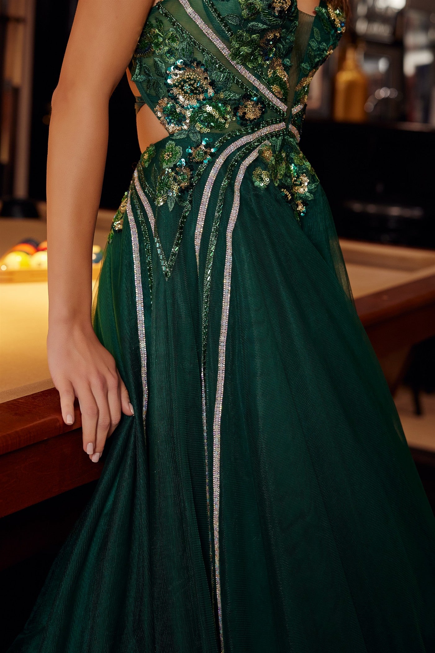 Prom Dresses Long Formal Sequin Evening Prom Dress Emerald