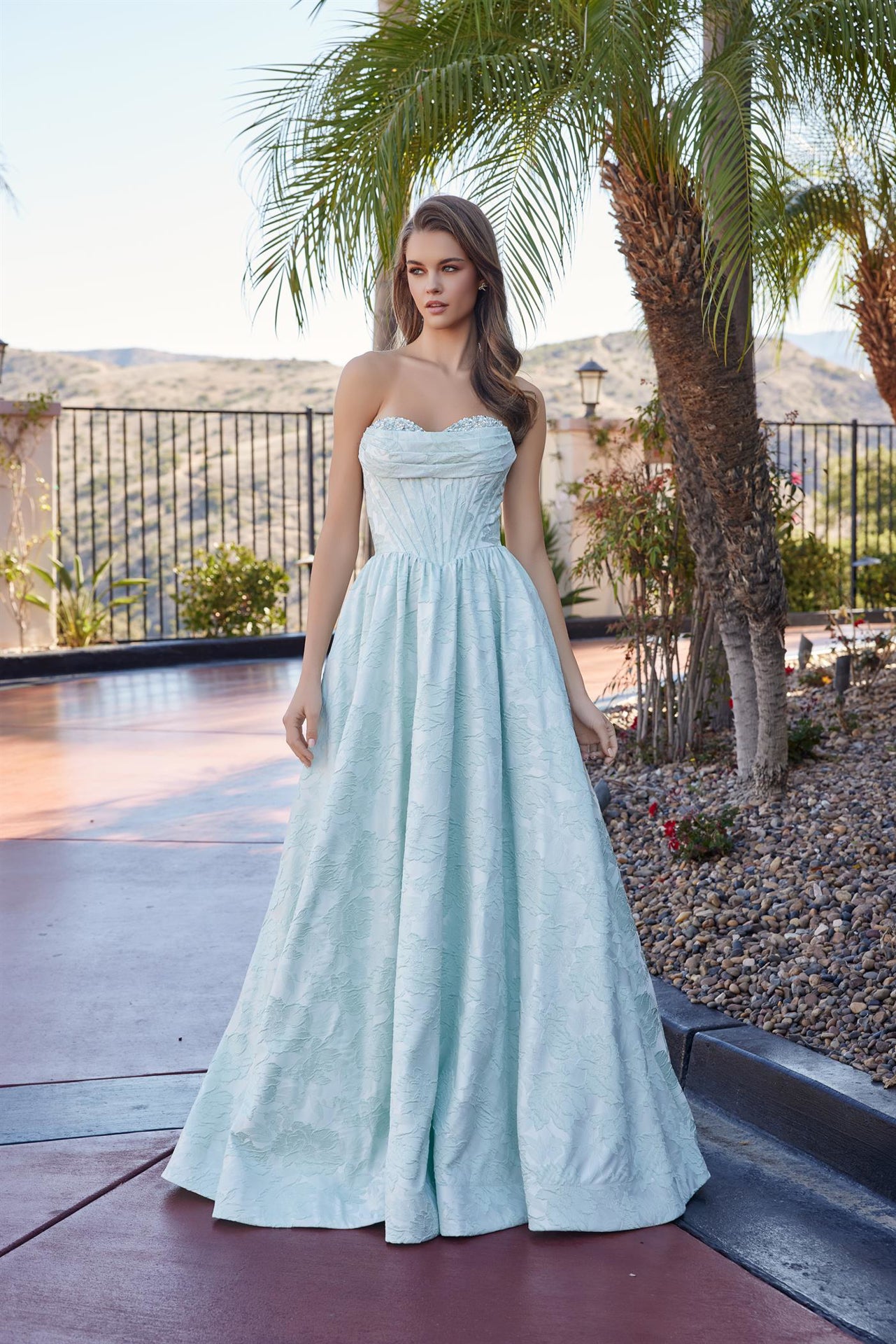Prom Dresses Long Formal Sequin Corset Prom Dress Sage Green