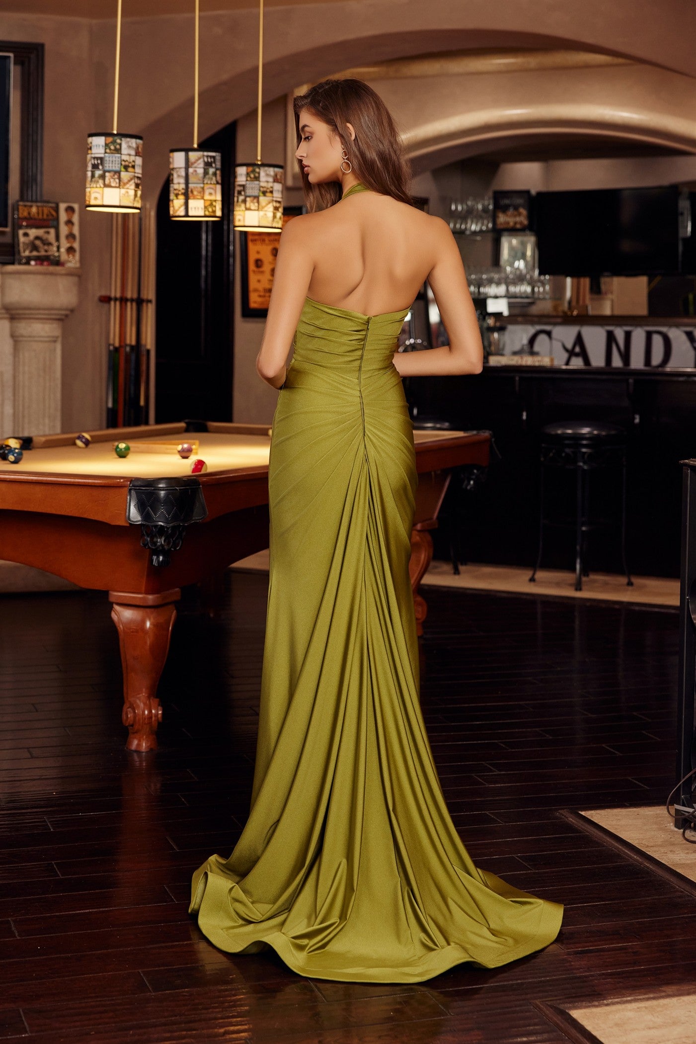 Prom Dresses Long Fitted Formal Evening Prom Dress Greenery