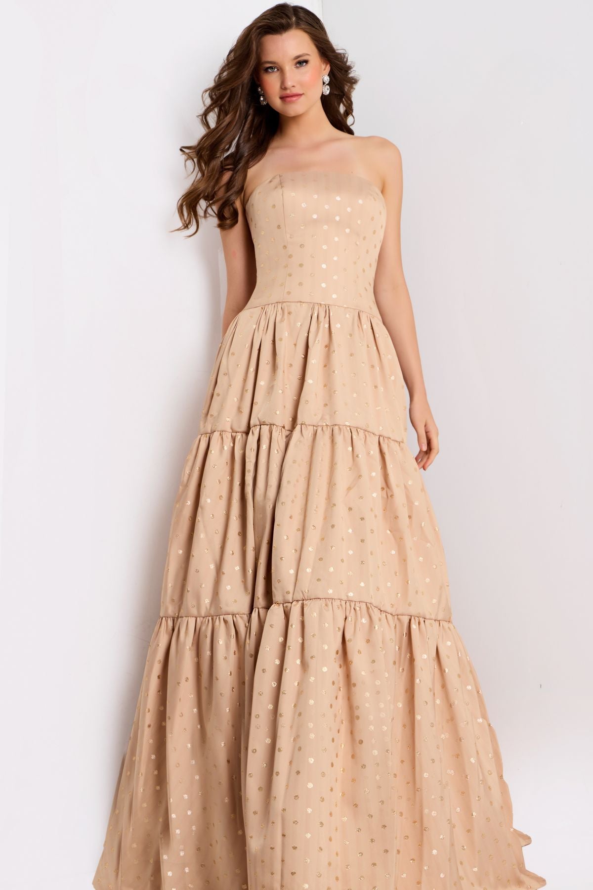 Prom Dresses Long Formal A Line Evening Prom Dress Gold/Gold