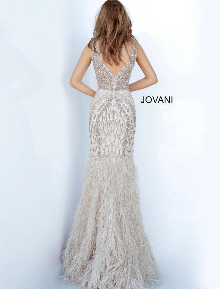 Prom Dresses Long Sequin Beaded Formal Prom Dress SILVER