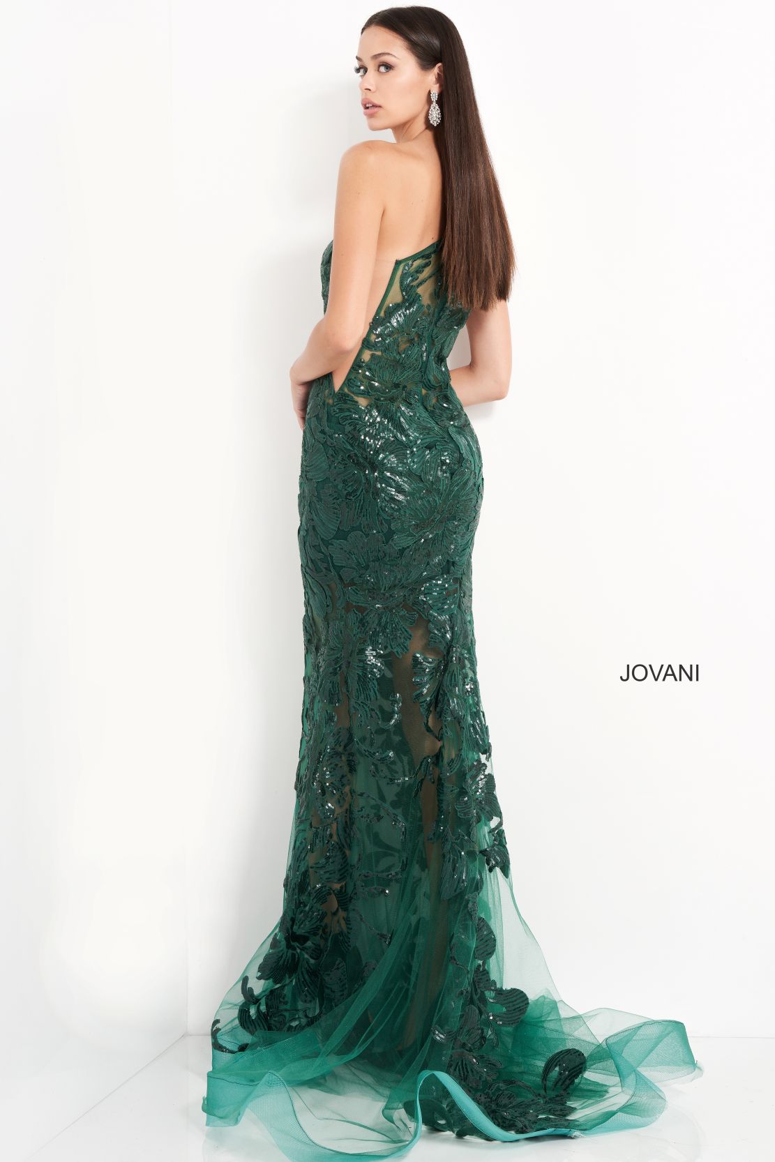 Prom Dresses Prom Mermaid Long Formal Sequin Dress Forest