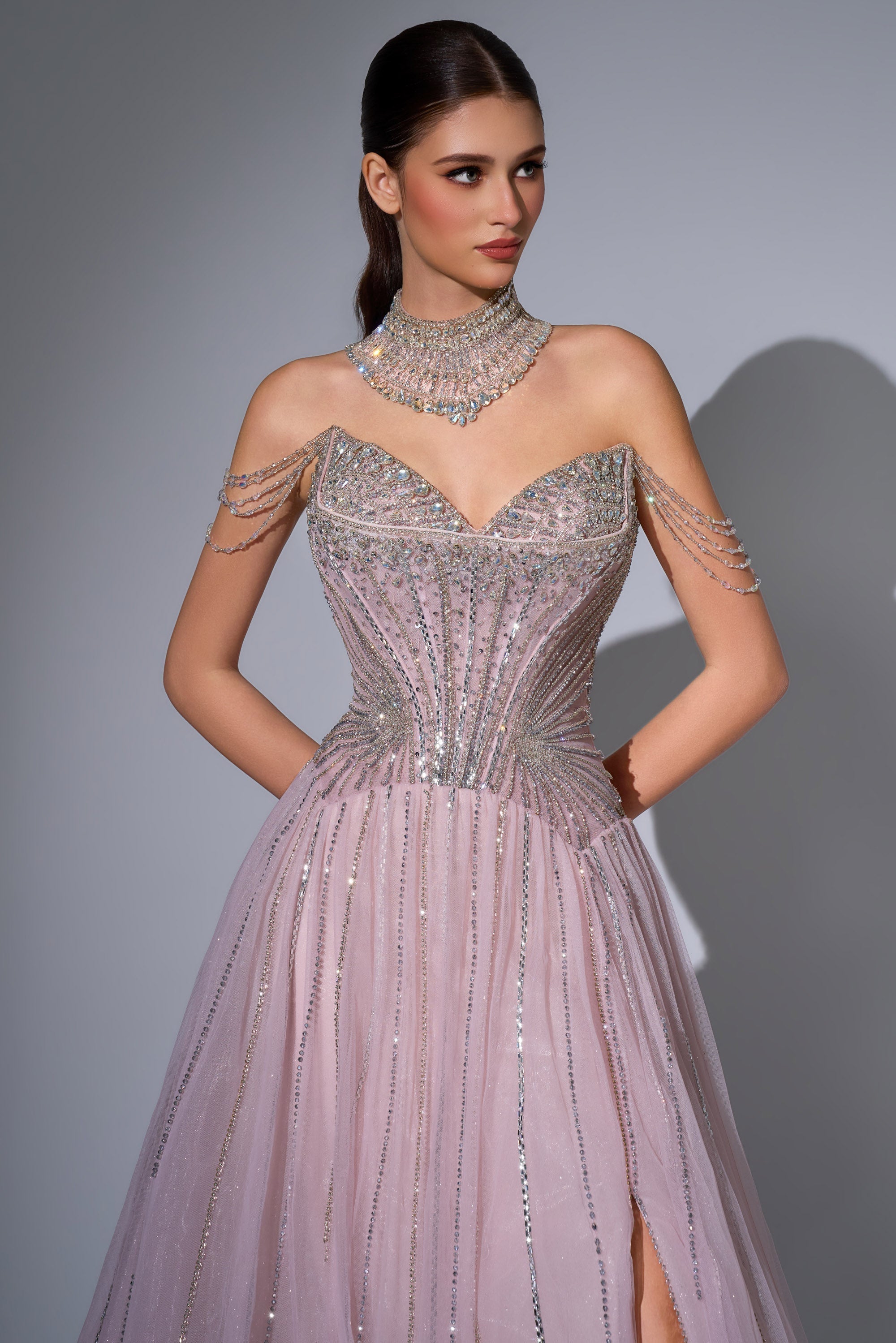 Sweetheart Floor-Length Tulle Prom Ball Gown Luscious Delia LD11671 Pre Order