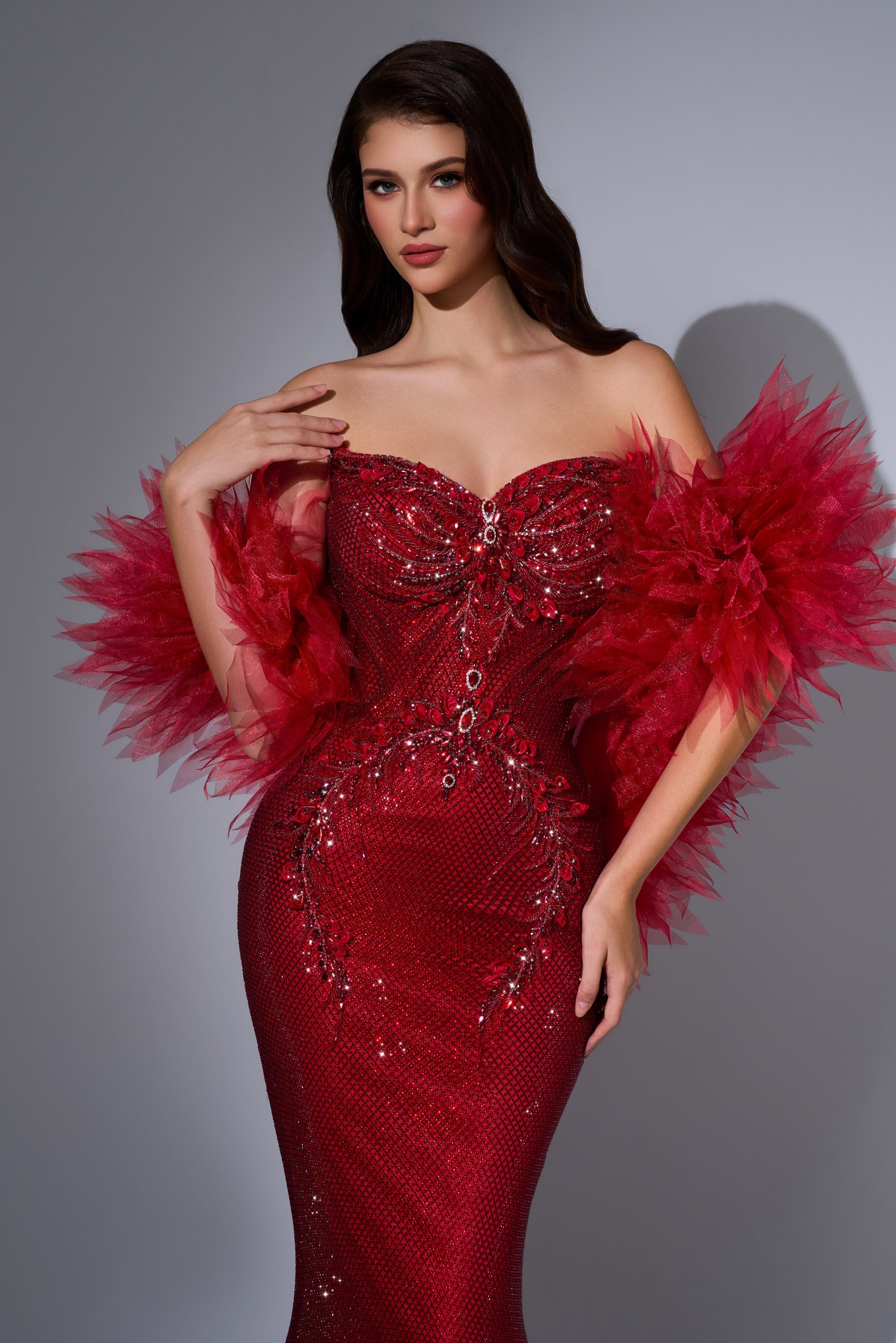 Sweetheart Floor-Length Sequin Prom Mermaid Luscious Delia LD12101 Pre Order