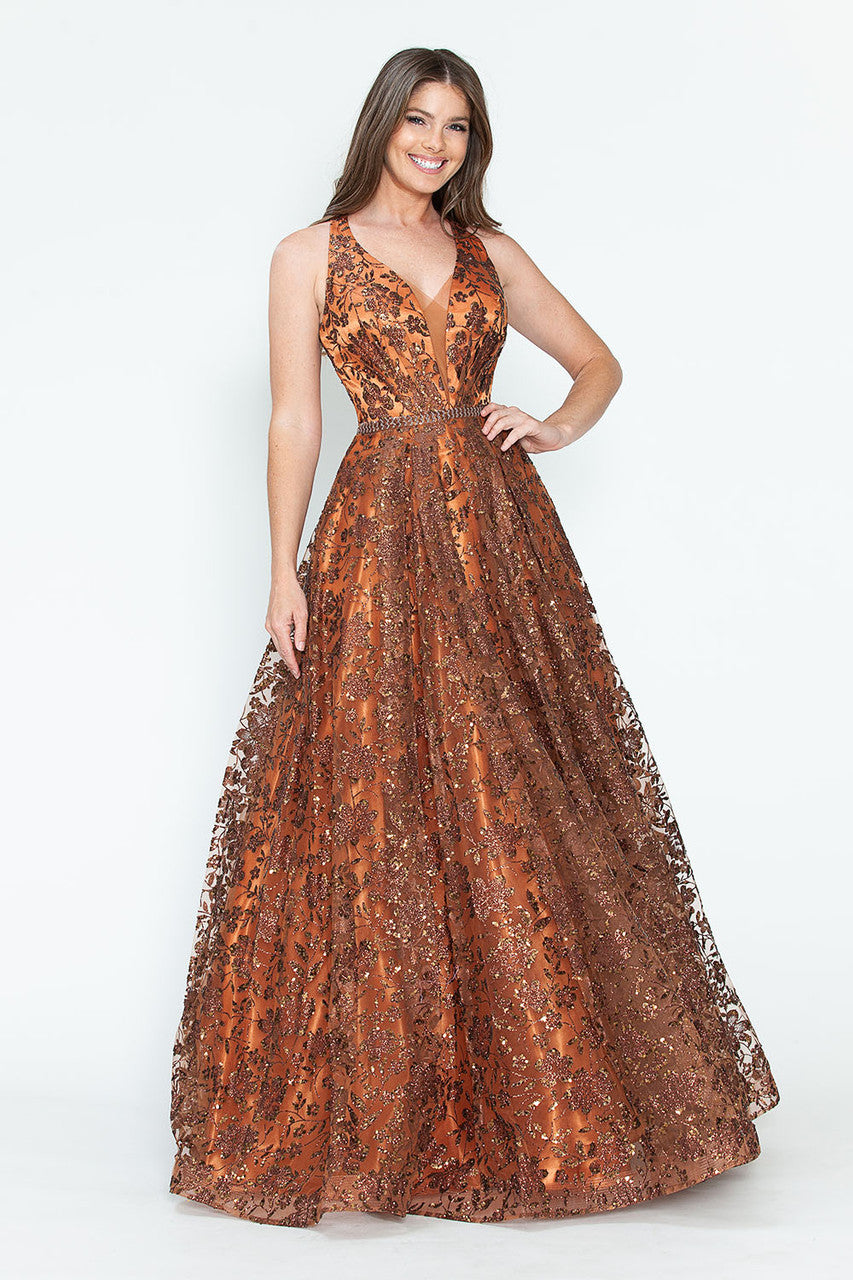 Prom Dresses Long Formal Prom Sequin A Line Dress Lenovia 8240 Sienna