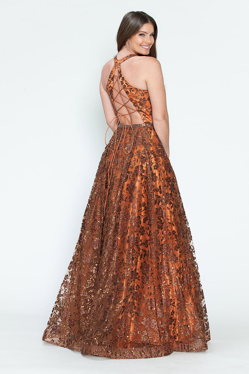 Prom Dresses Long Formal Prom Sequin A Line Dress Lenovia 8240 Sienna