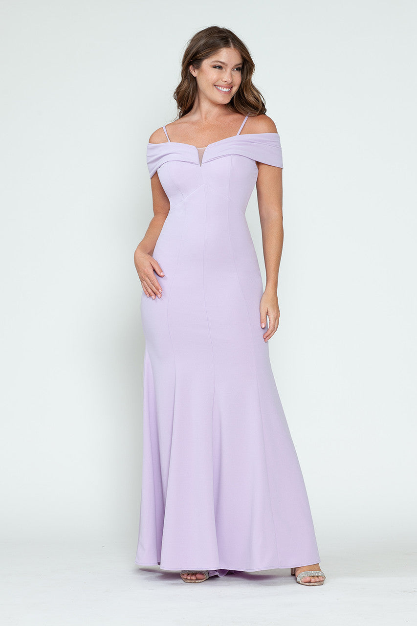 Formal Dresses Long Prom Formal Fitted Dress Lenovia 5317 Lilac