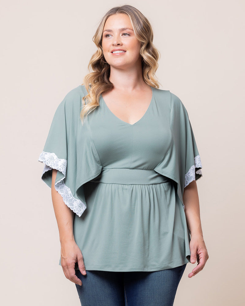 Top Formal Plus Size Evening Top Kiyonna 22240702 Thyme
