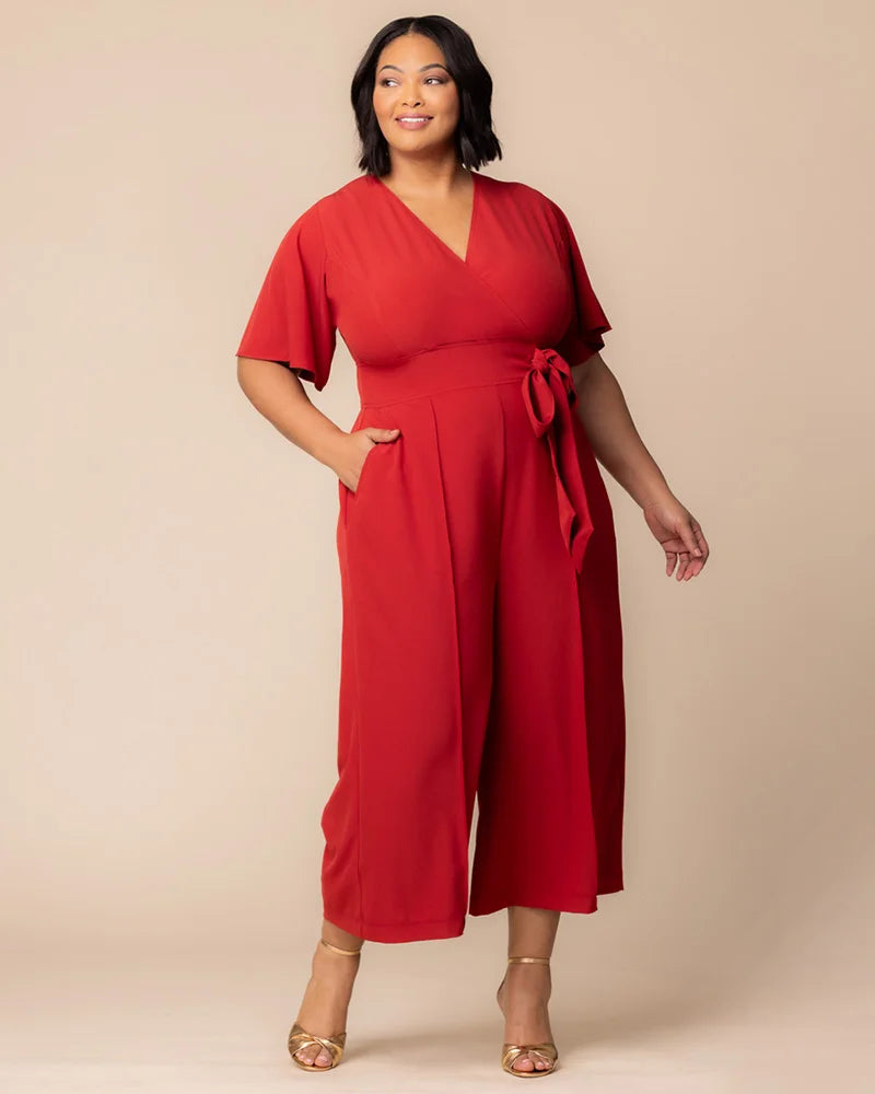 Jumpsuit Short Cocktail Midi Jumpsuit Paprika