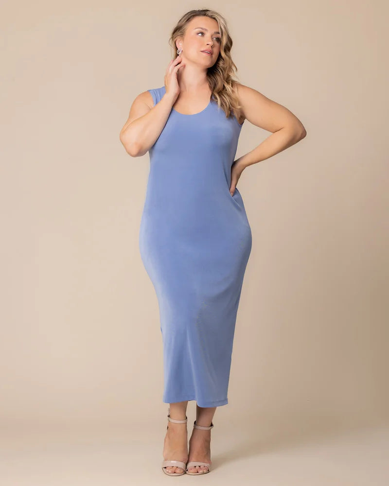 Plus Size Dresses Plus Size Tea Length Cocktail Fitted Formal Dress Kiyonna 33222642 Powder Blue