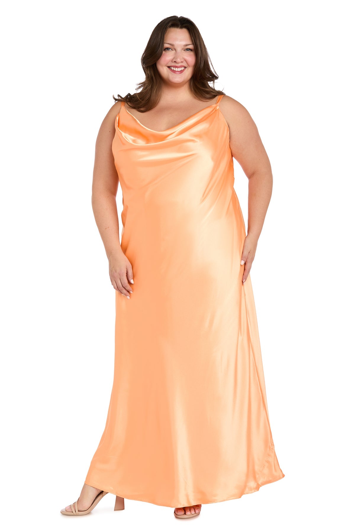 Plus Size Dresses Long Formal Evening Plus Size Dress R&M Richards 10037W Mango