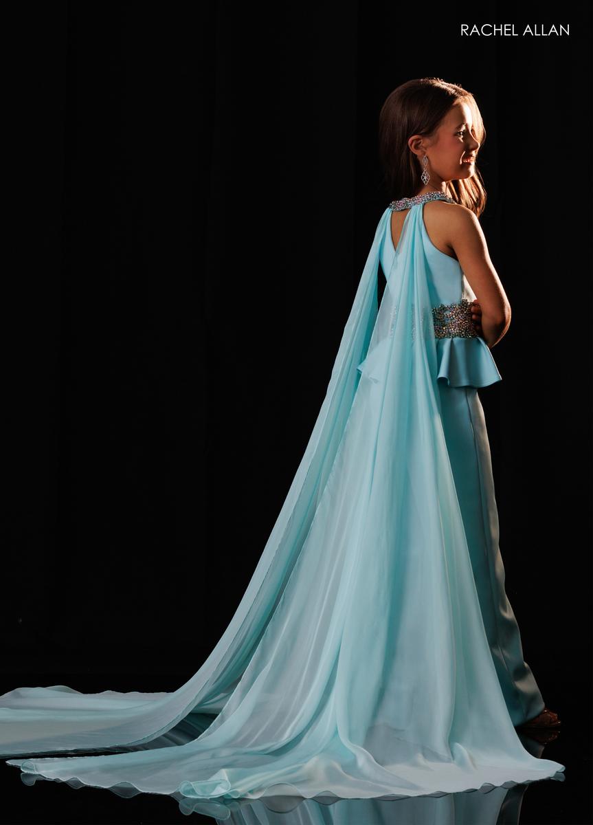 Halter Floor-Length Chiffon Special Occasion Two-Piece Rachel Allan 10341