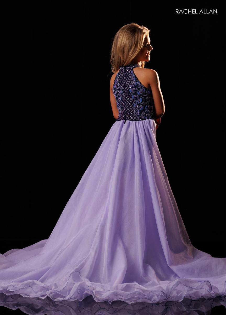 Halter Floor-Length Sequin Prom Ball Gown Rachel Allan 10345