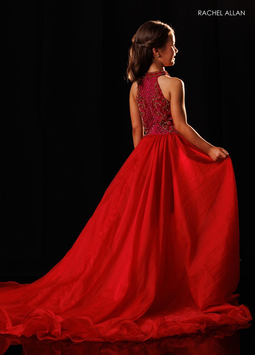 Halter Floor-Length Sequin Prom Ball Gown Rachel Allan 10345