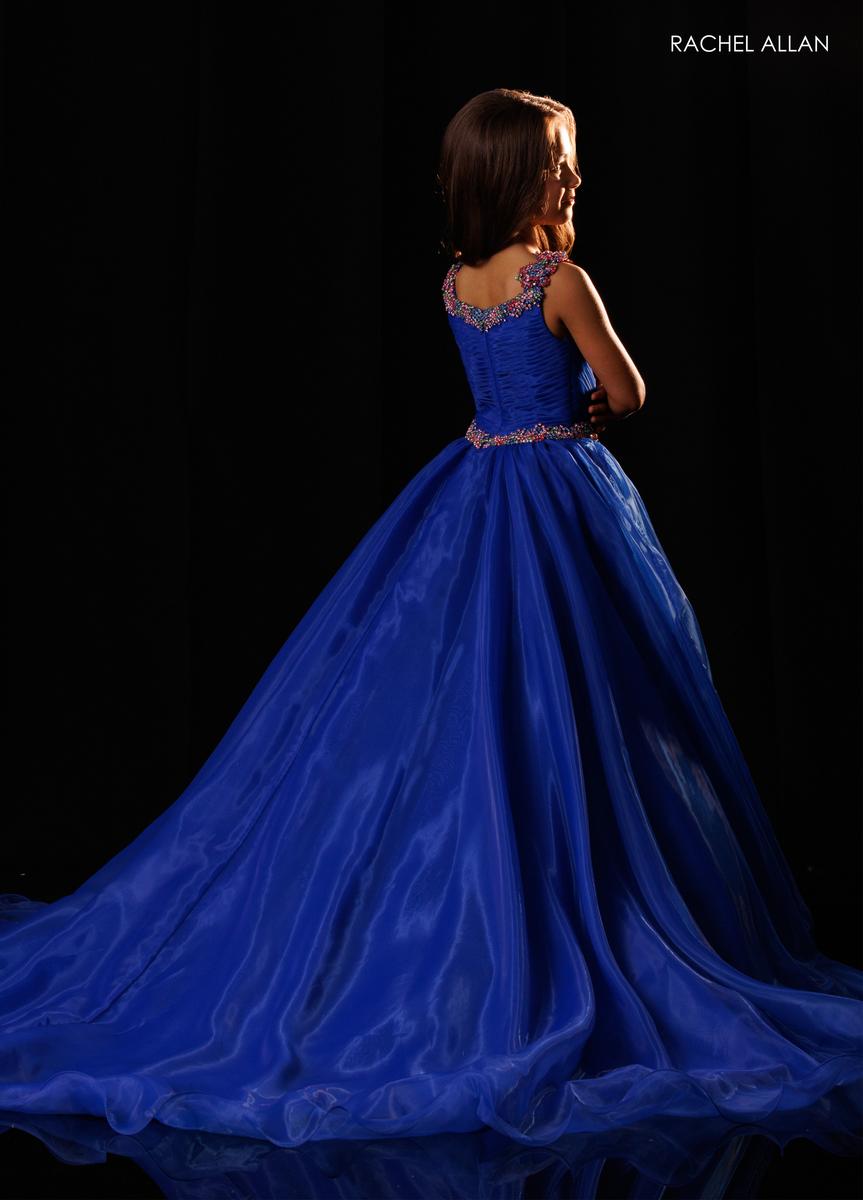 Scoop Floor-Length Tulle Special Occasion Ball Gown Rachel Allan 10349