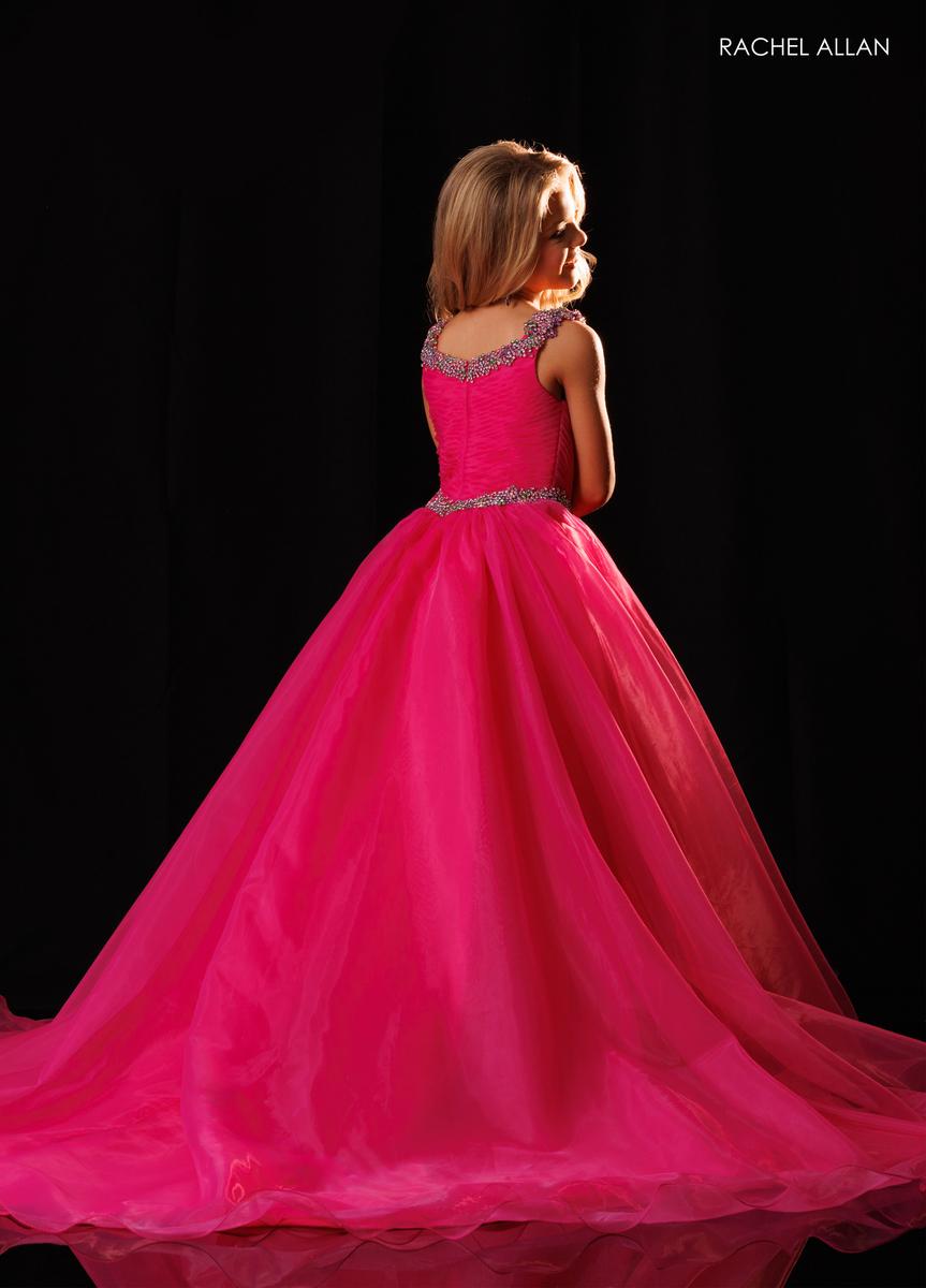 Scoop Floor-Length Tulle Special Occasion Ball Gown Rachel Allan 10349