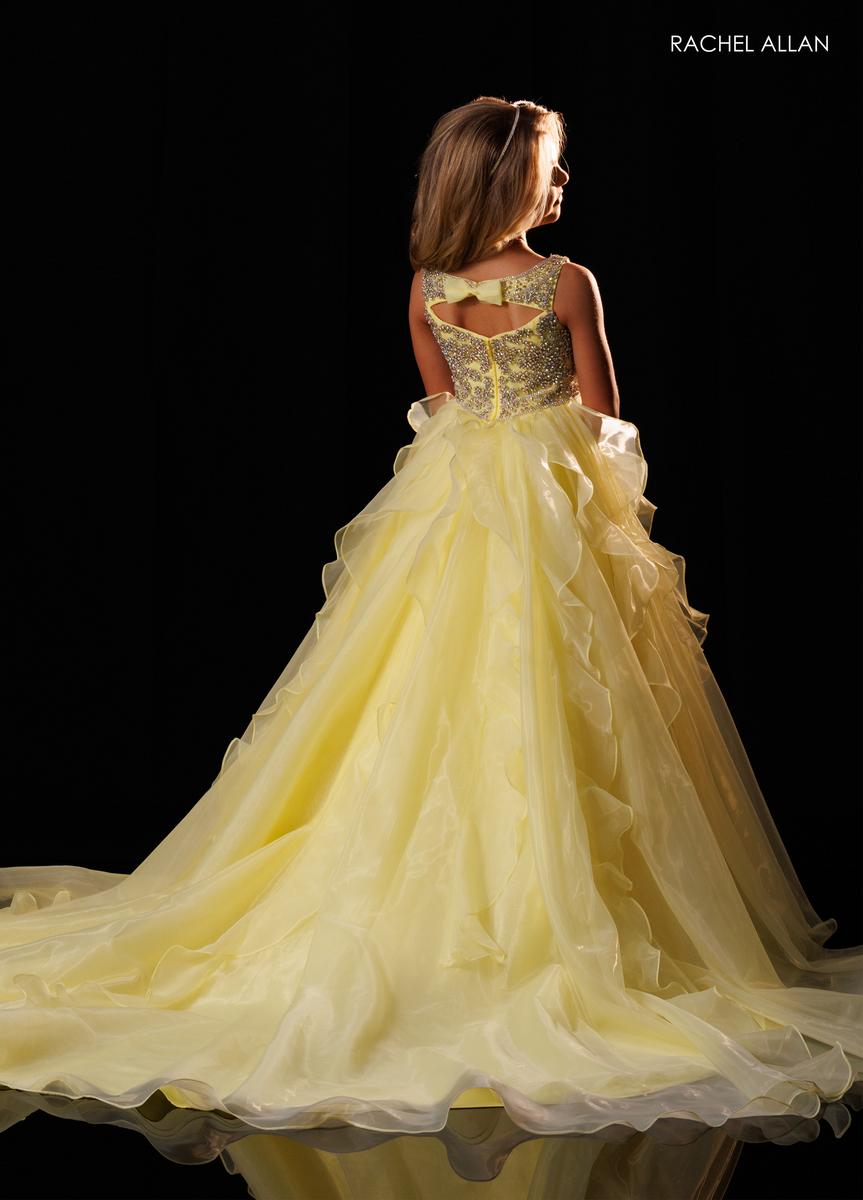 Scoop Floor-Length Tulle Special Occasion Ball Gown Rachel Allan 10354