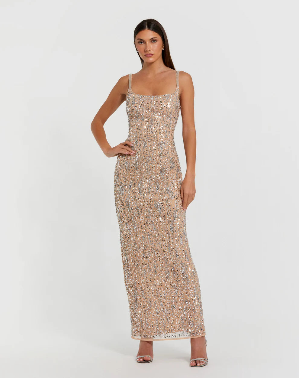 Mac Duggal Long Formal Fitted Back Slit Dress10696 - The Dress Outlet