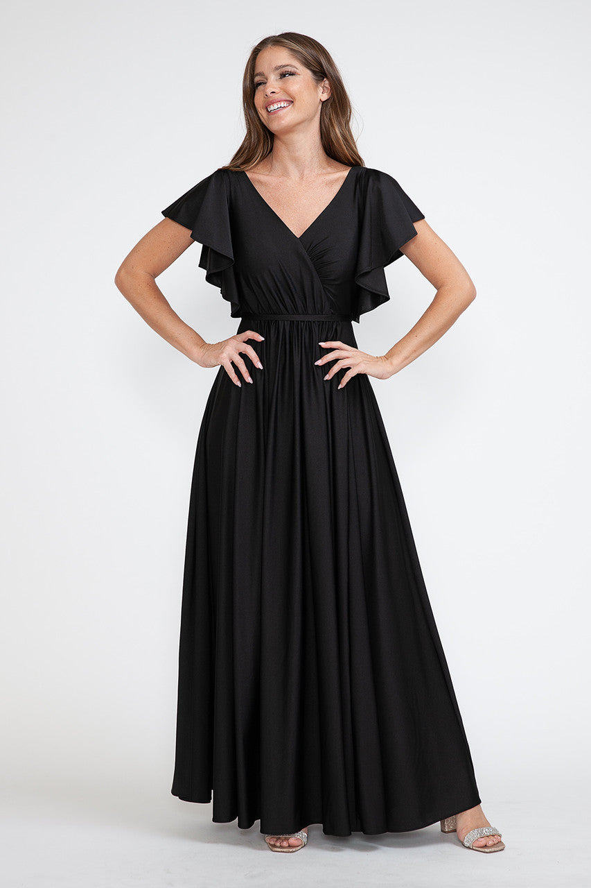 Mother of the Bride Dresses Long Formal Mother of the Bride Dress Lenovia 5277 Black