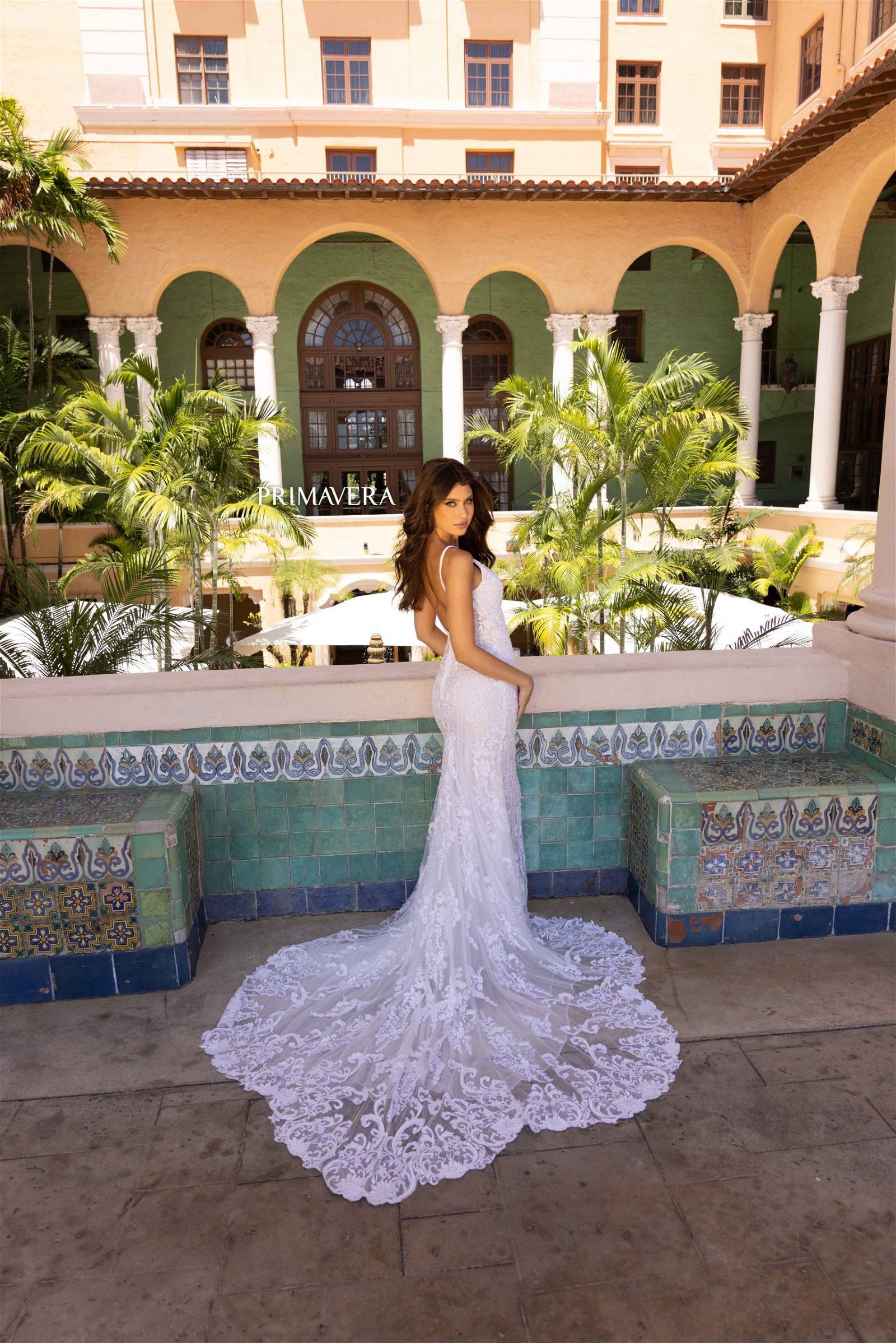 Wedding Dresses Long Bridal Fitted Lace Wedding Dress Ivory
