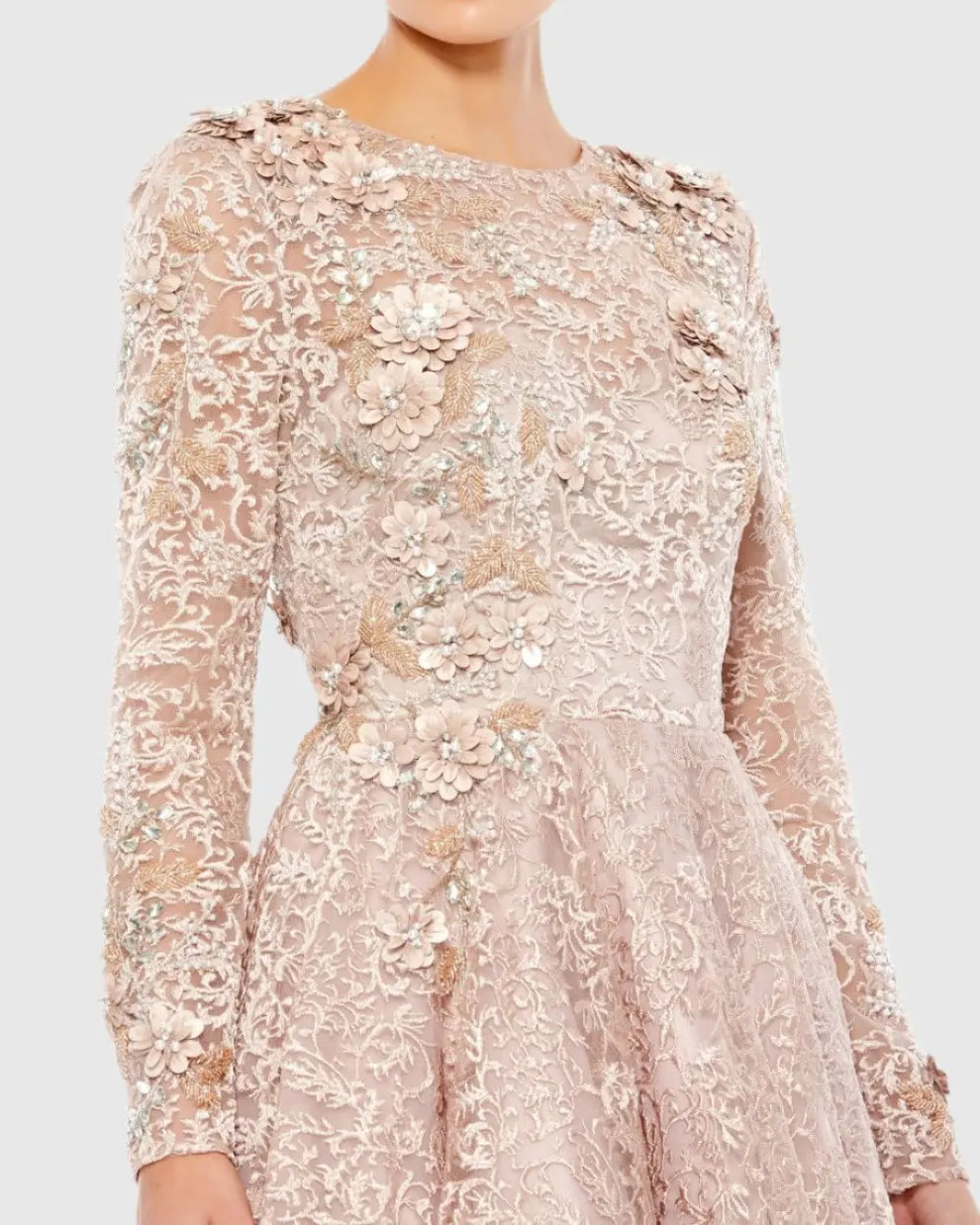 Mother of the Bride Dresses Long A Line Formal Mother of the Bride Dress Mac Duggal 11121 Mocha