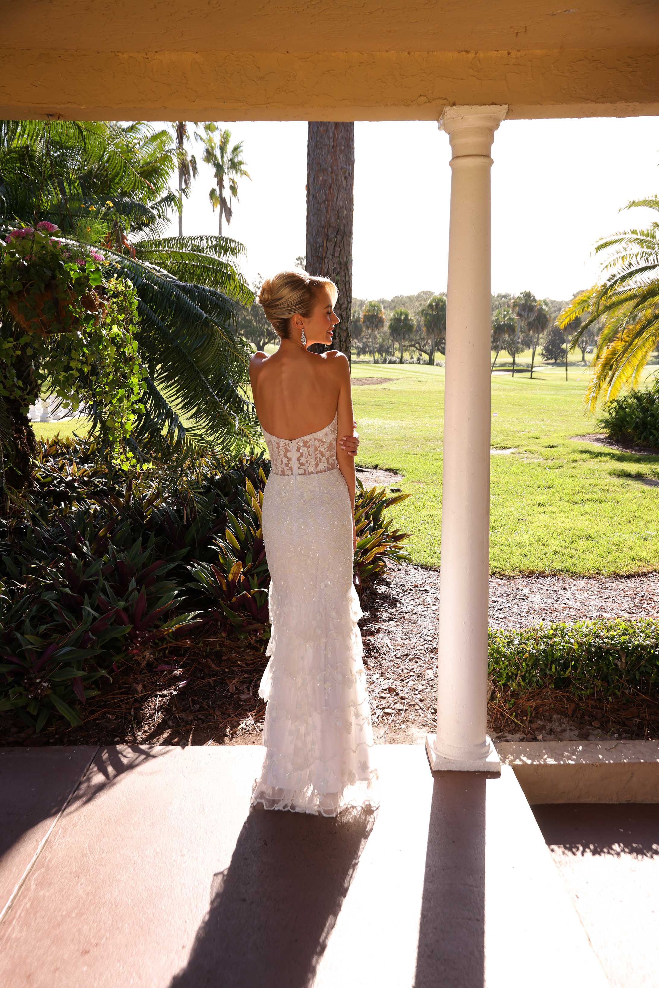 Wedding Dresses Long Lace Corset Bridal Wedding Dress Primavera Couture 11203 Ivory