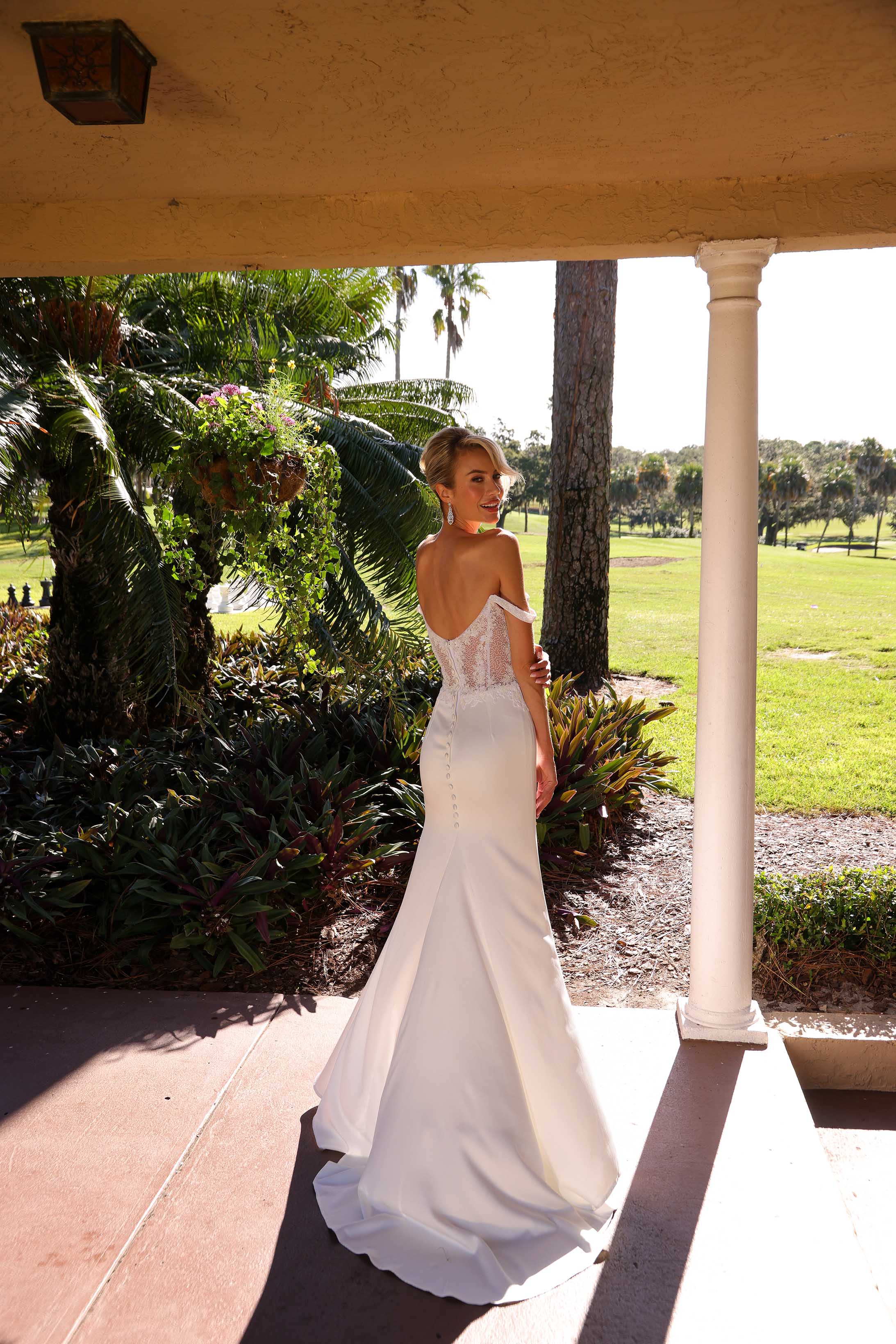 Wedding Dresses Long A Line Bridal Wedding Dress Primavera Couture 11208 Ivory