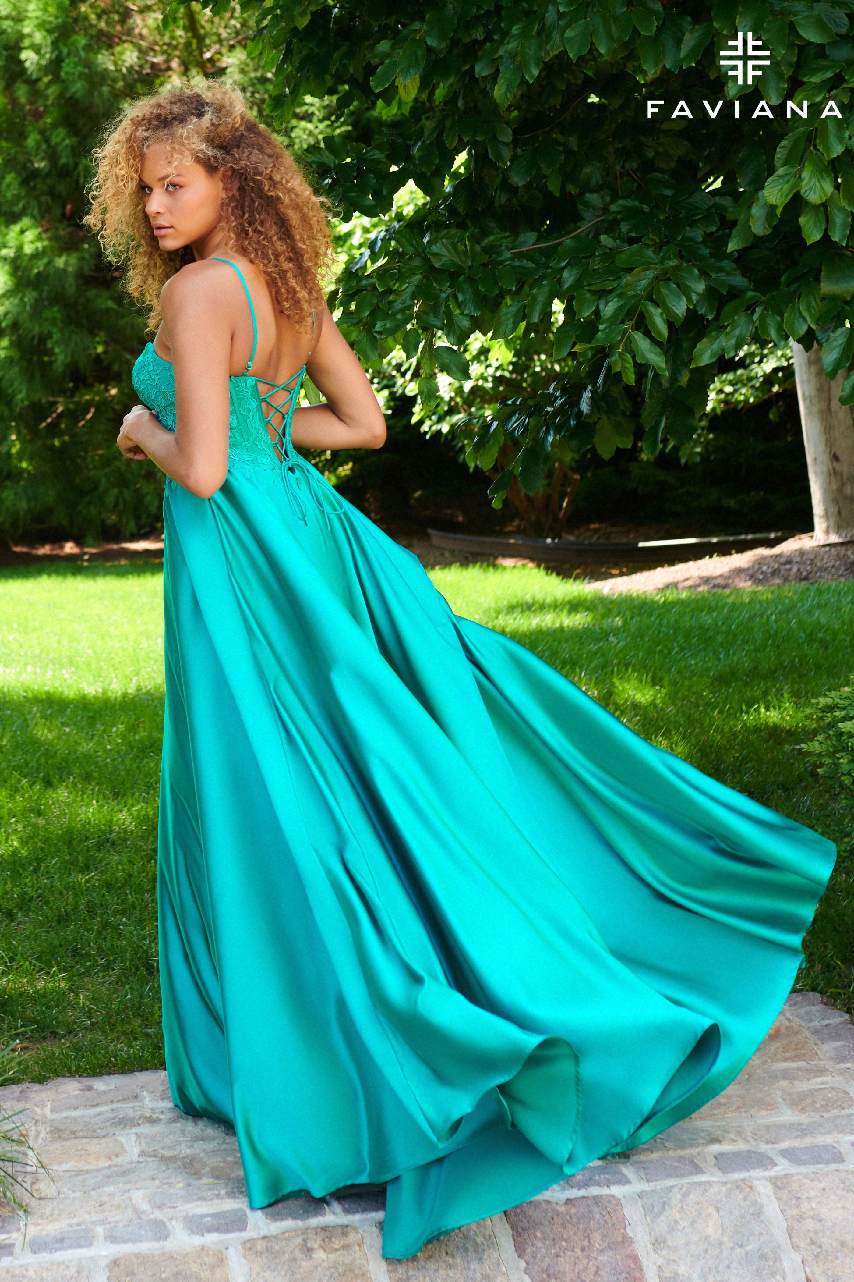 Prom Dresses Long Formal Lace Ball Gown Prom Dress Jade