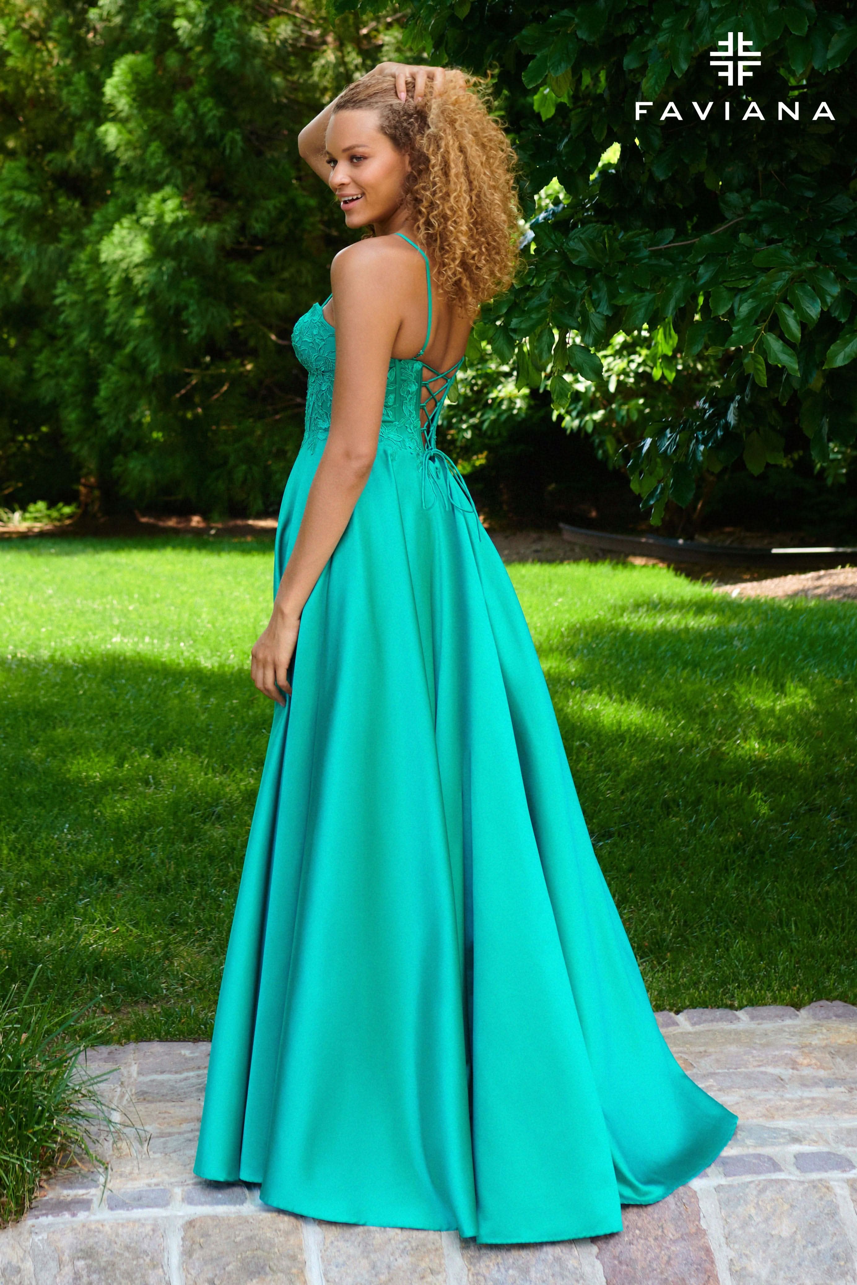 Prom Dresses Long Formal Lace Ball Gown Prom Dress Jade