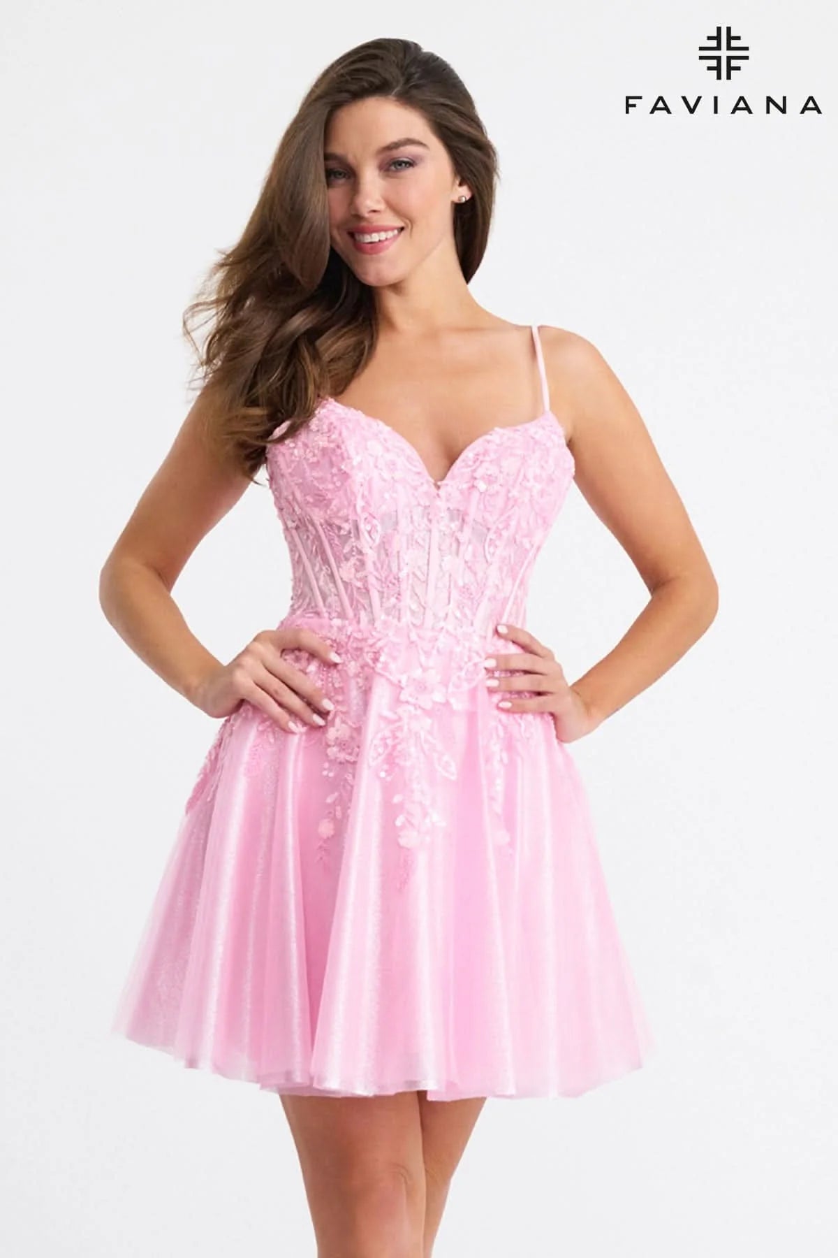 Plus Size Formal Dresses Short Homecoming Plus Size A Line Cocktail Dress Cotton Candy Pink