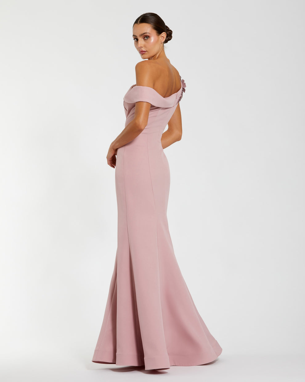 Prom Dresses Beaded Long Formal Mermaid Prom Dress Mac Duggal 11947 Rose