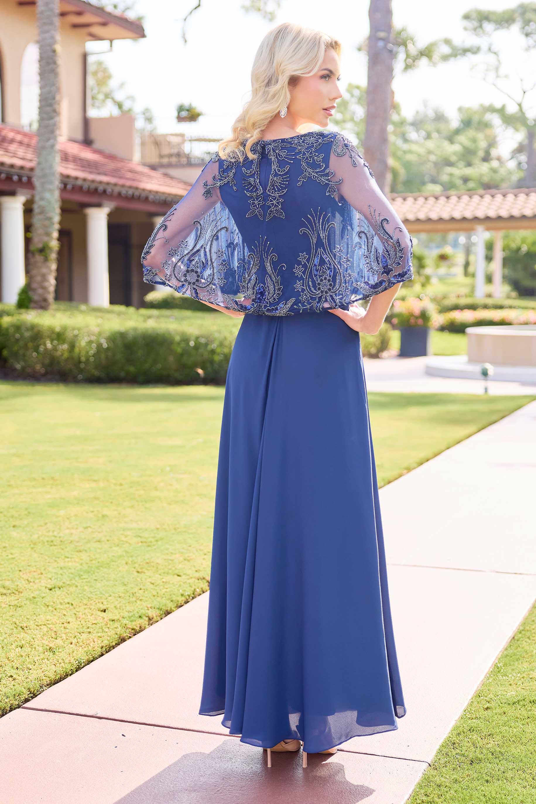 Mother of the Bride Dresses Long Formal Evening Mother of the Bride Beaded Dress Primavera Couture 13162 Midnight
