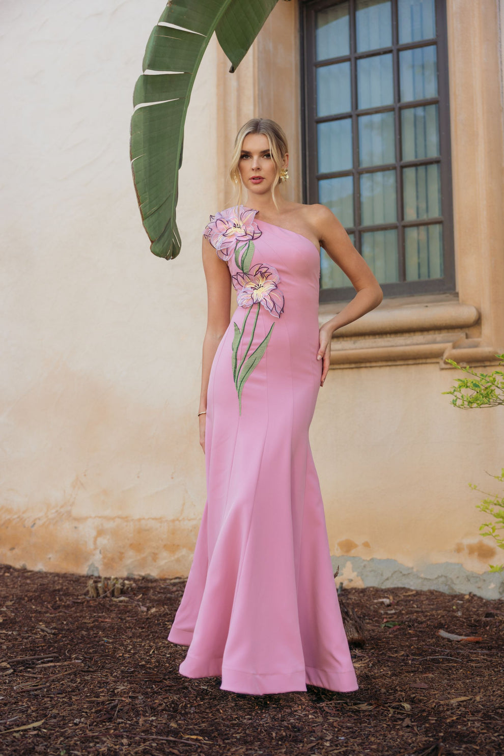 Formal Dresses Long 3D Floral Mermaid Prom Formal Dress Mac Duggal 13236 Orchid