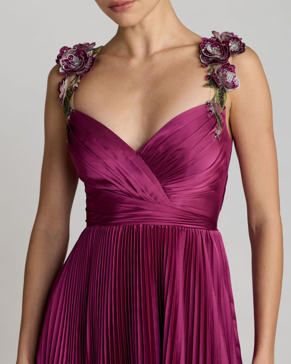 Sweetheart High-Low Chiffon Evening A-Line Mac Duggal 13263