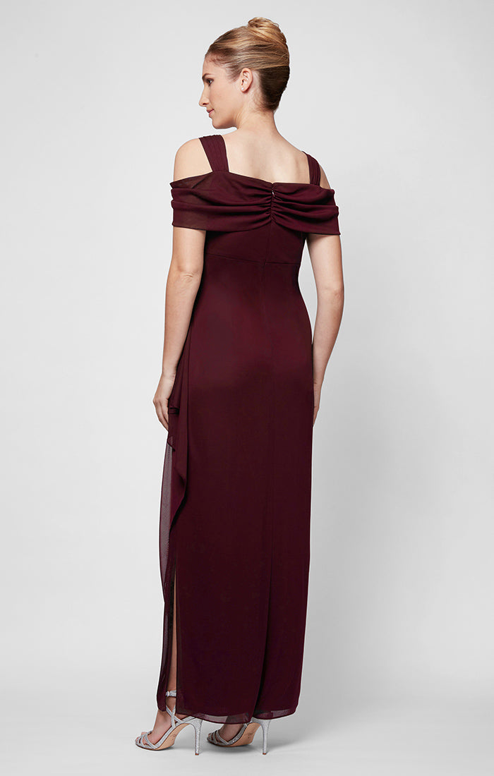 Formal Dresses Long Formal Fitted Evening Dress Wine