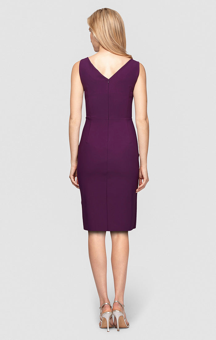 Homecoming Dresses Short Homecoming Beaded Petite Cocktail Dress Summer Plum