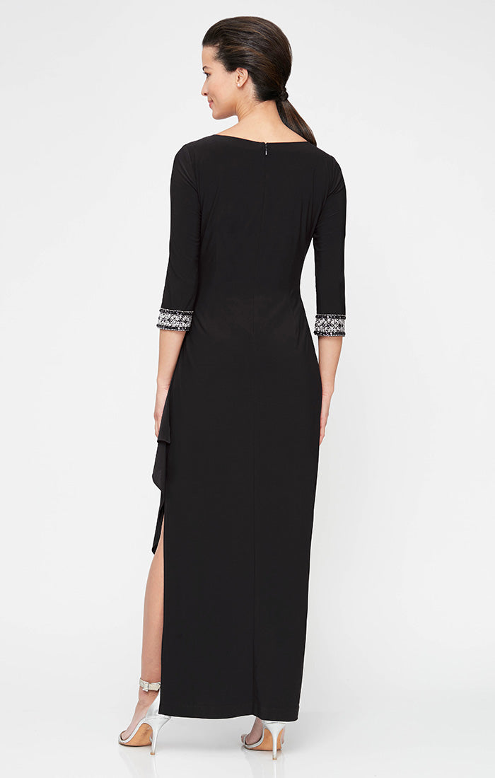 Mother of the Bride Dresses Long Mother of the Bride Formal A Line Dress Black