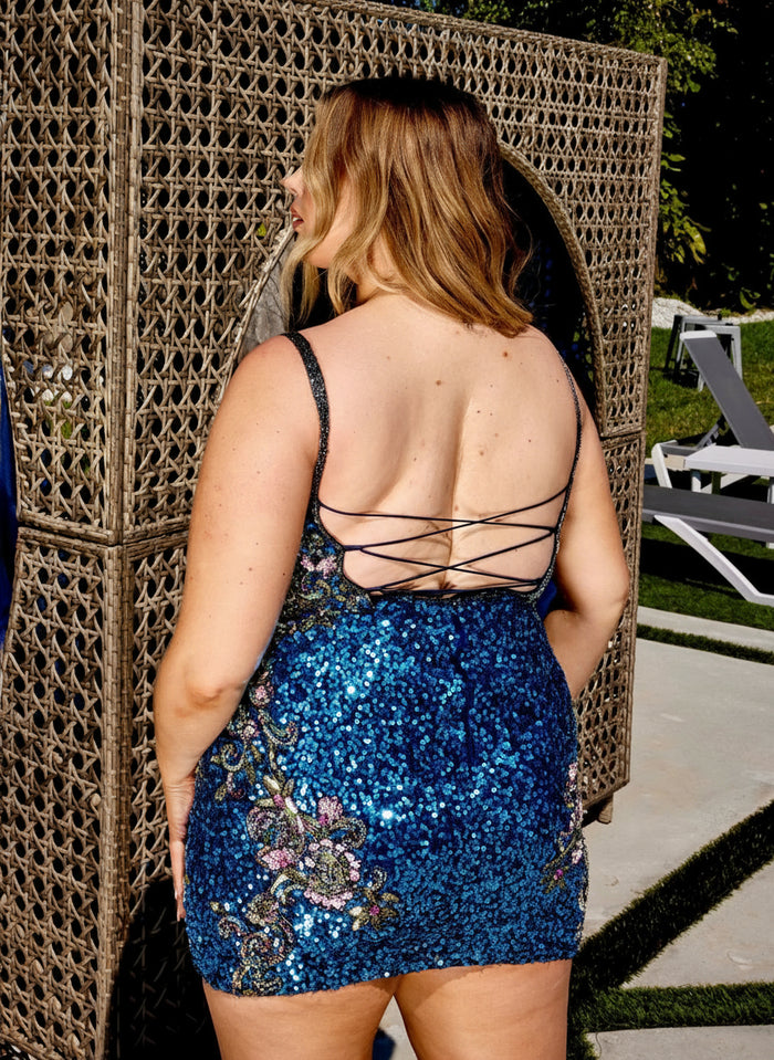 Cocktail Dresses Short Prom Fitted Homecoming Dress MIDNIGHT