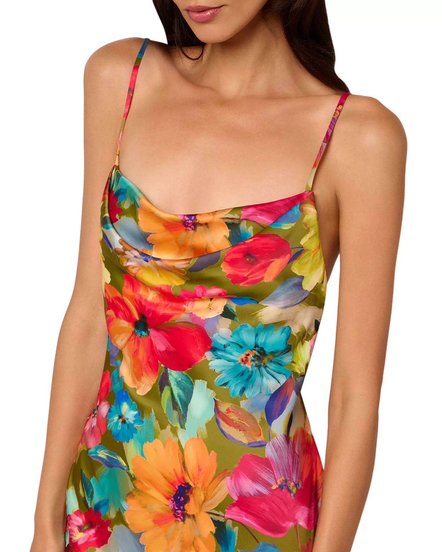 Yara Printed Satin Gown Liv Foster ML1E209313