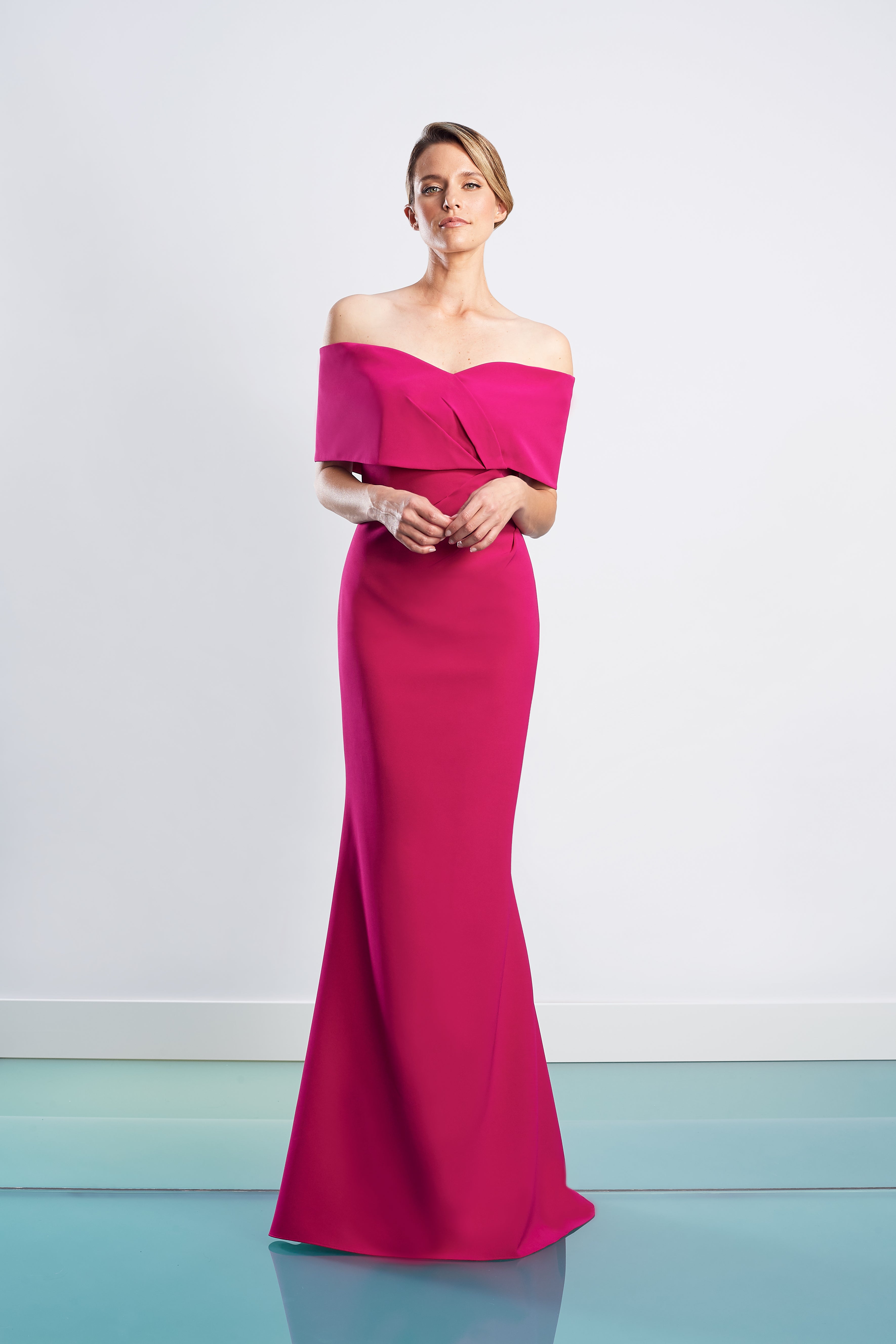 Formal Dresses Long Fitted Formal Evening Dress Fuchsia